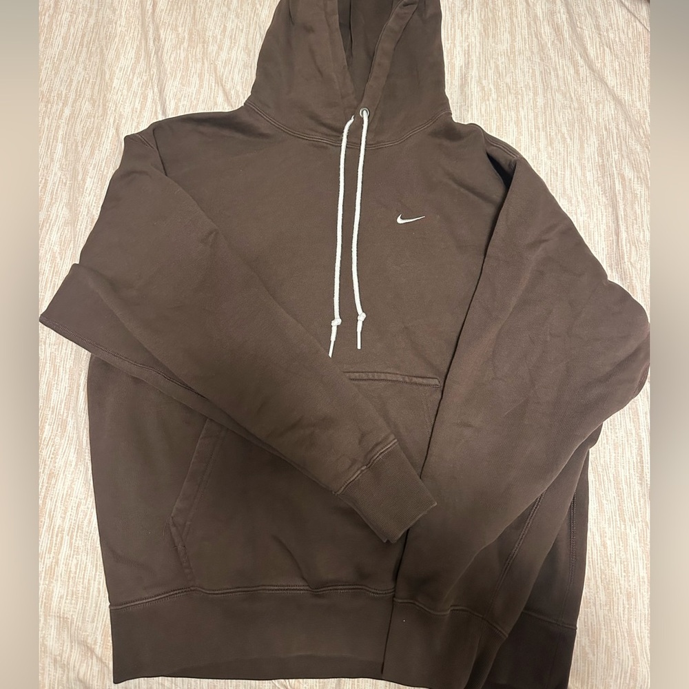 Brown Nike oversized hoodie